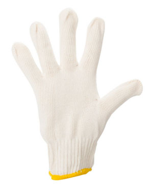 本白涤棉纱手套【10针】【12个装】