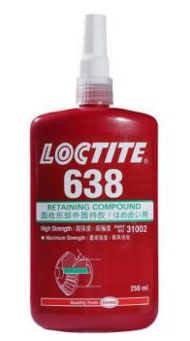 乐泰固持胶，638圆柱形部件固持胶